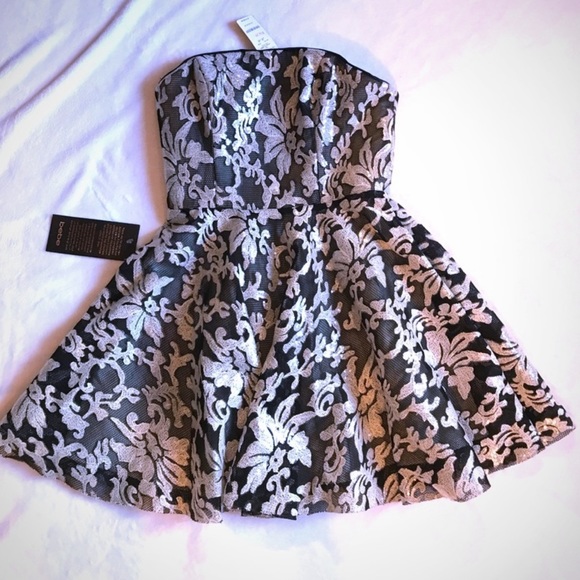 NWT Bebé Strapless Dress Size 8 - Picture 8 of 16